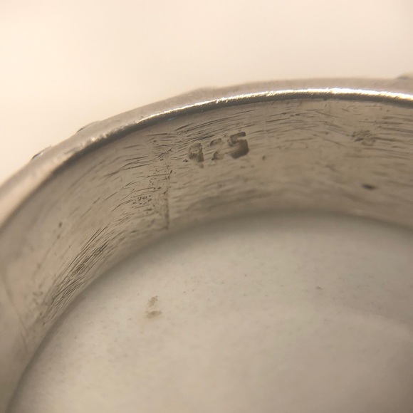 Flower & heart‎ band size 7 - Picture 3 of 5